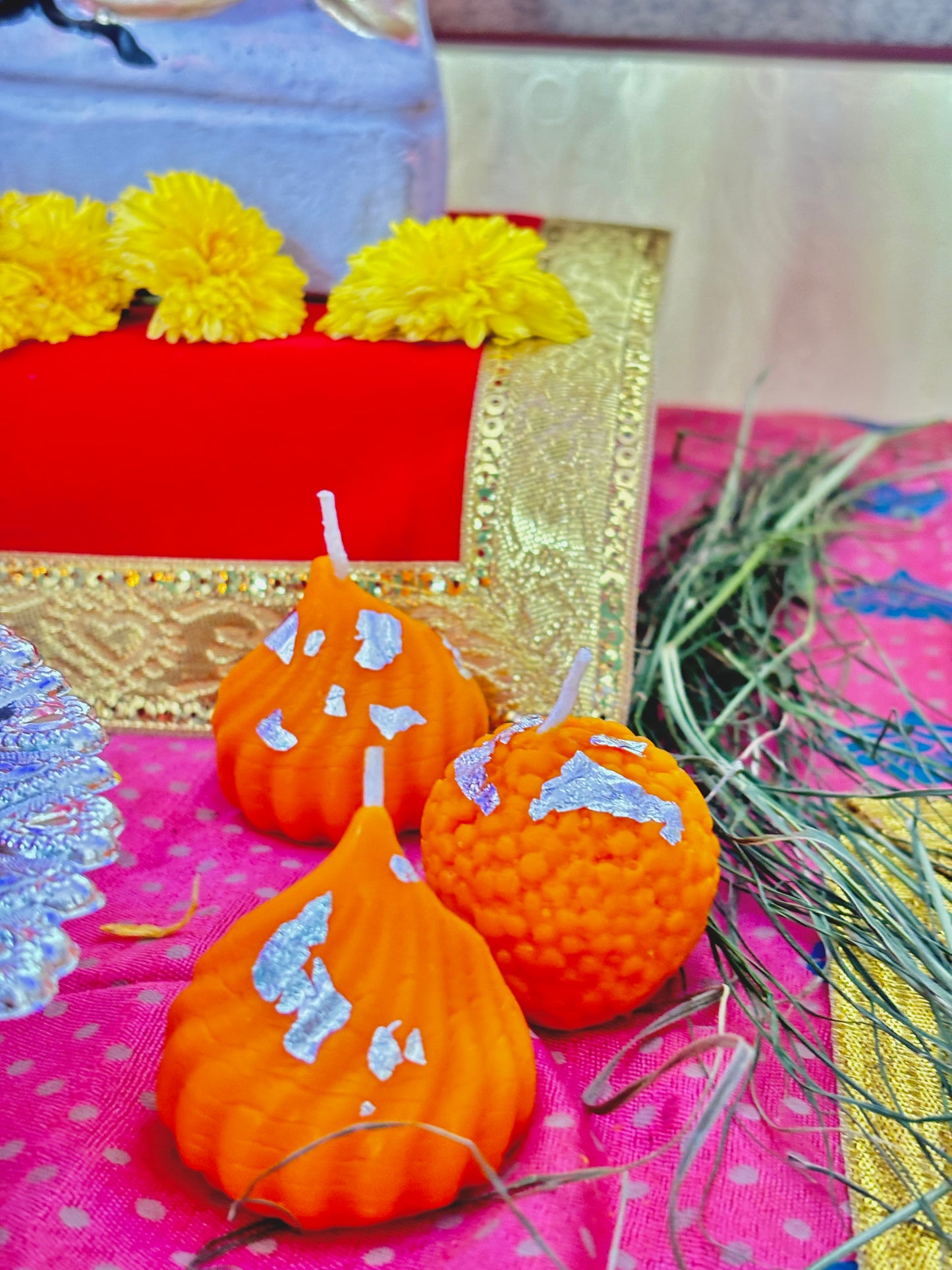 Laddu candle (pack of 6)