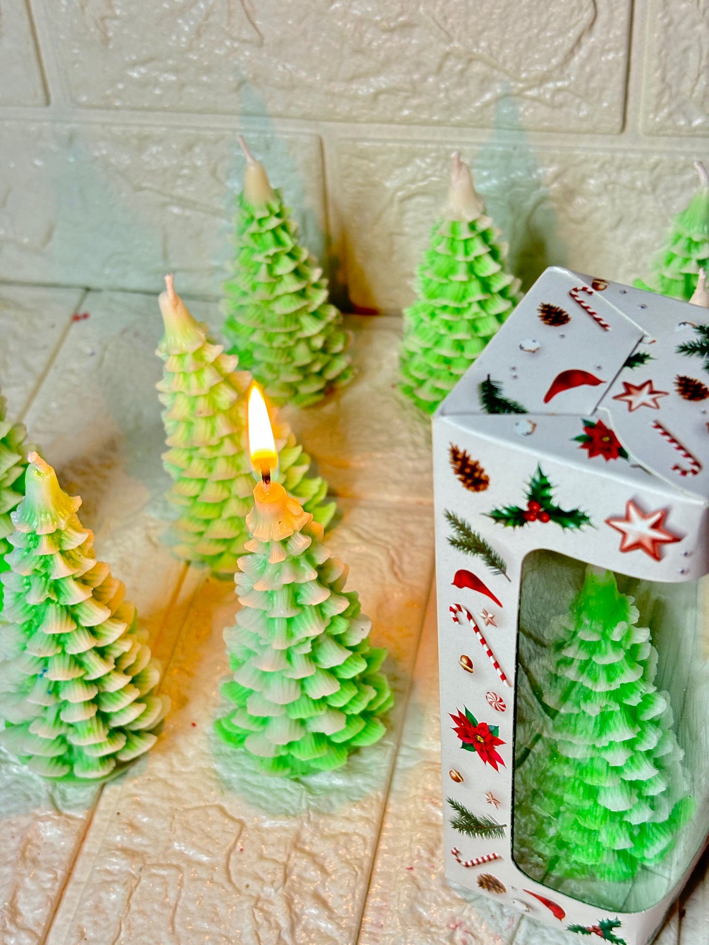 Christmas tree candle