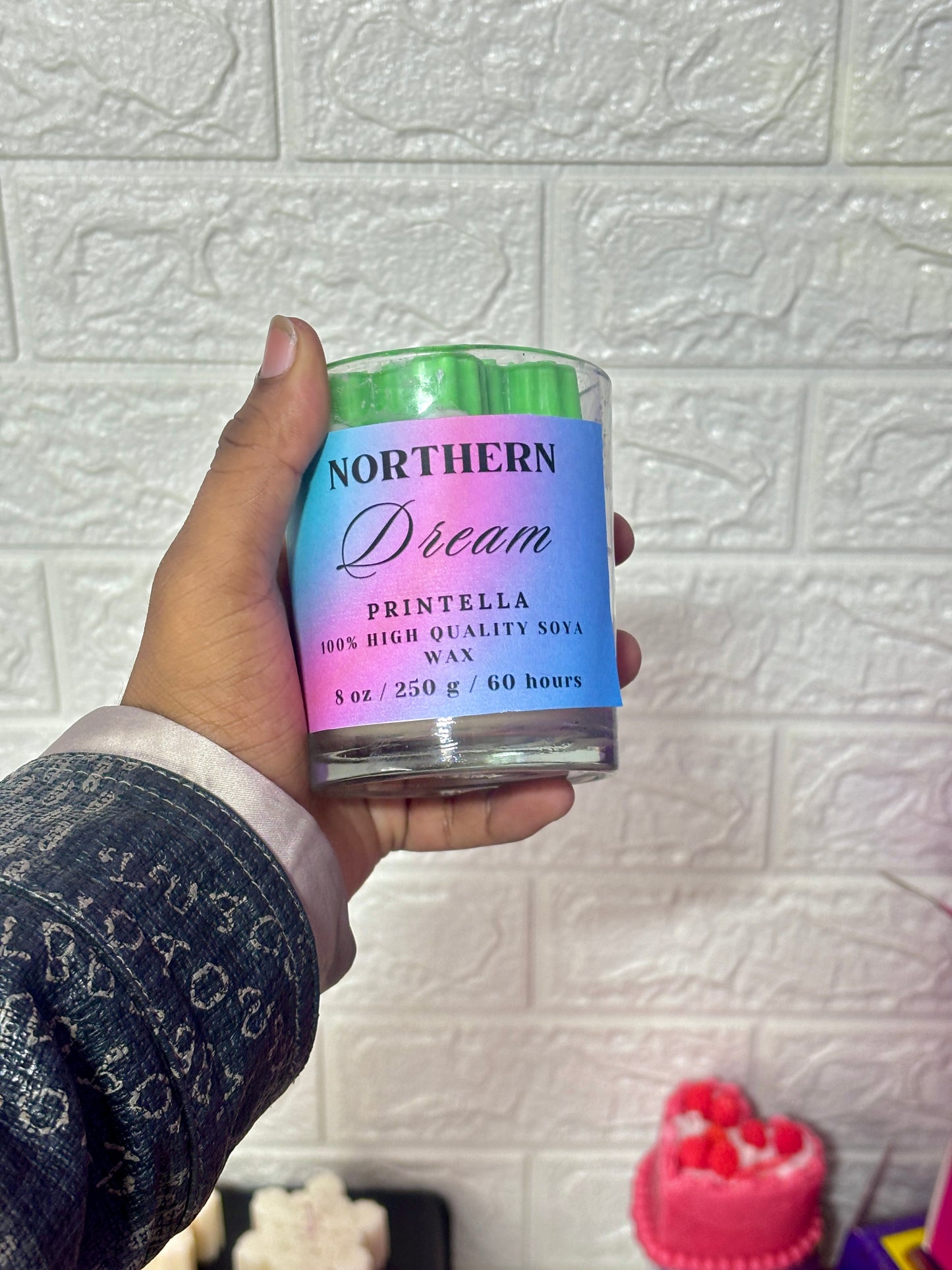 Northern lights 250 ml whipped candle