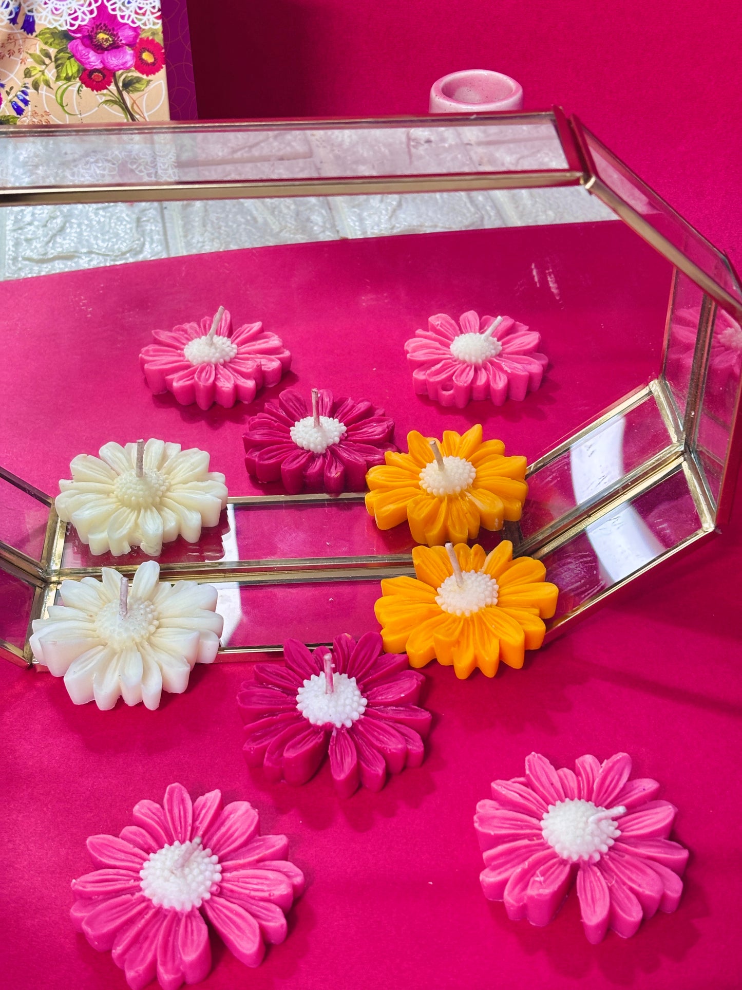 Daisy candle (pack of 6)