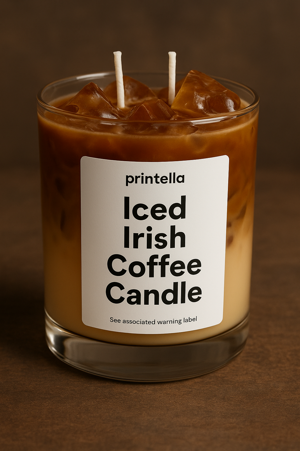 Iced irish coffee candle