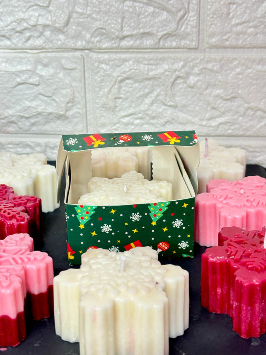 Snowflake candle