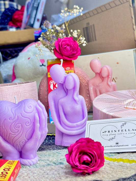 Couple mould candle