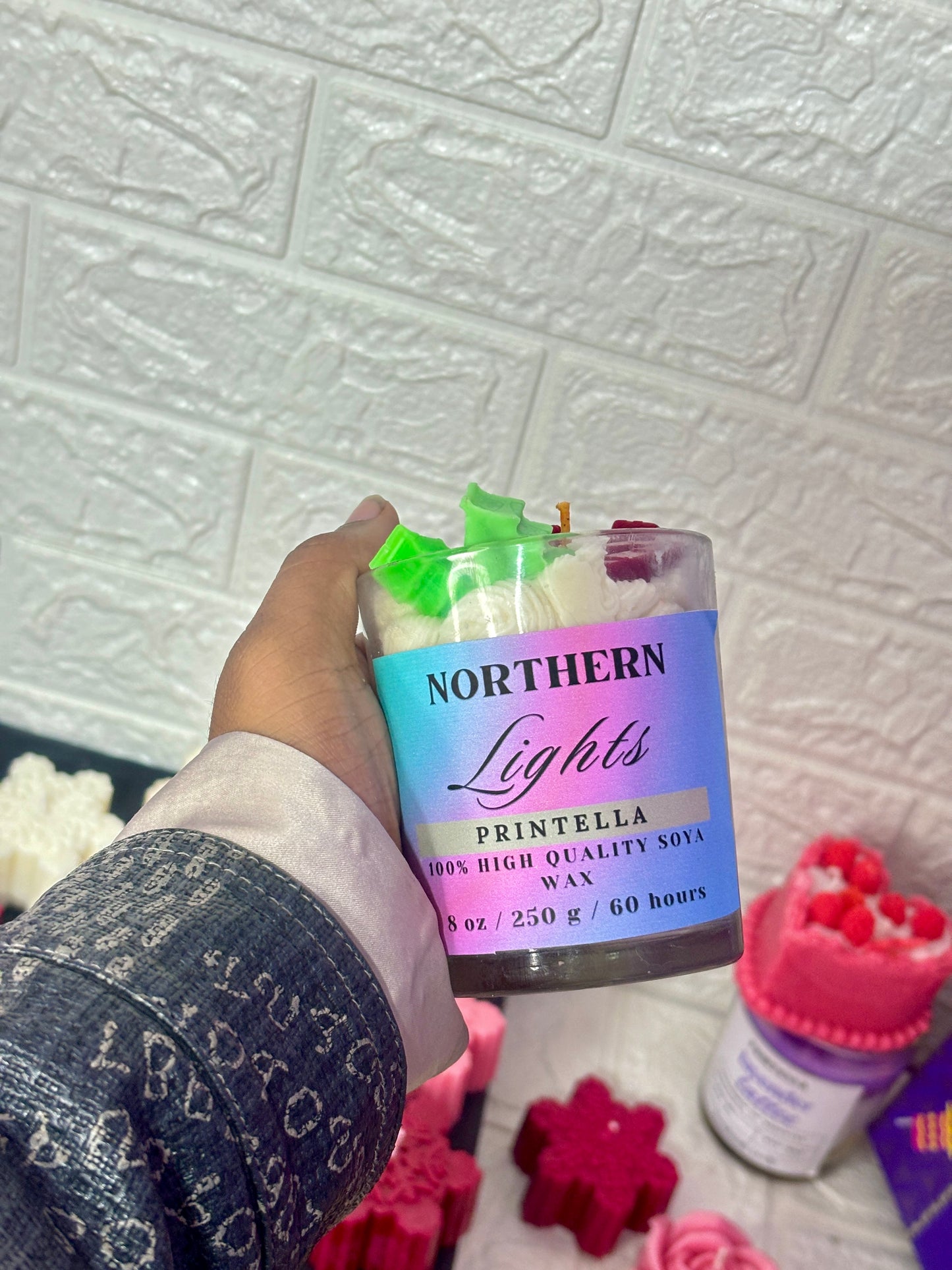 Northern lights 250 ml whipped candle