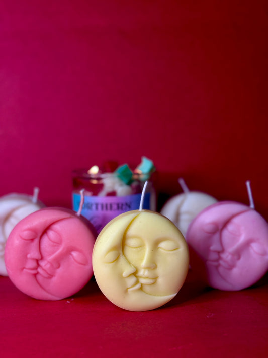 Sun & Moon candle mould