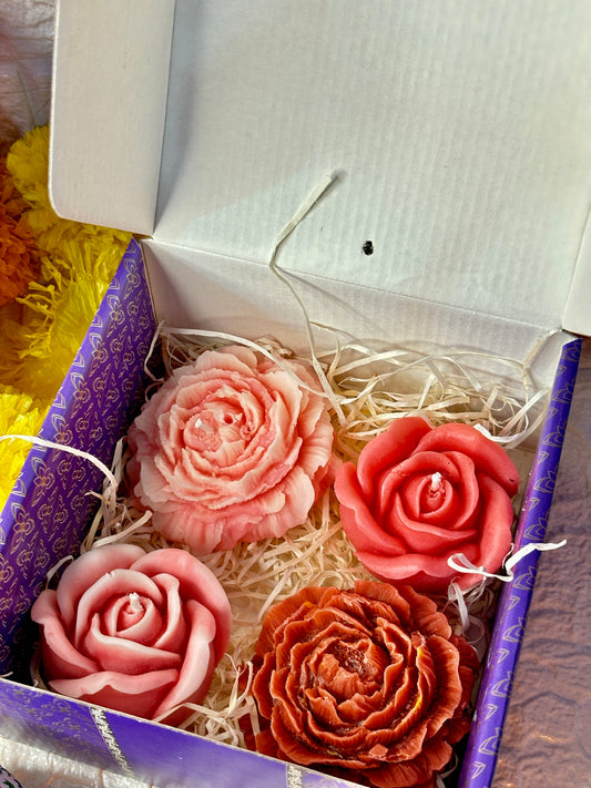 Peony candle (pack of 2)