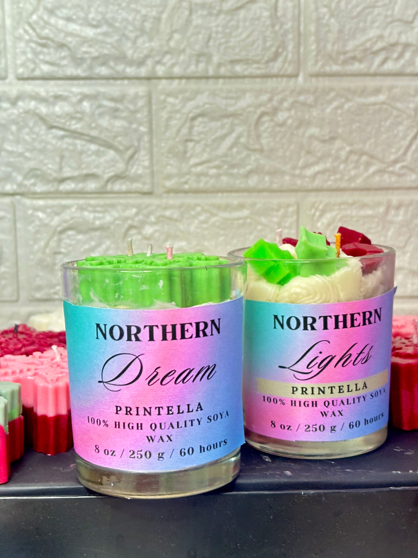 Northern lights 250 ml whipped candle