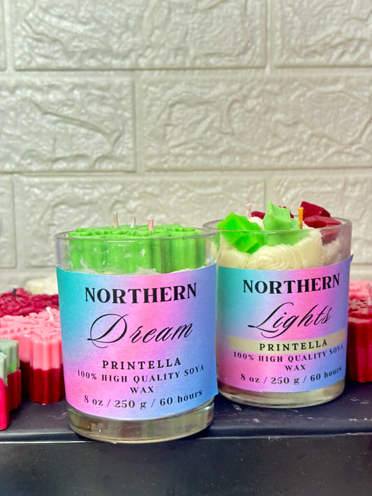 Northern lights 250 ml whipped candle