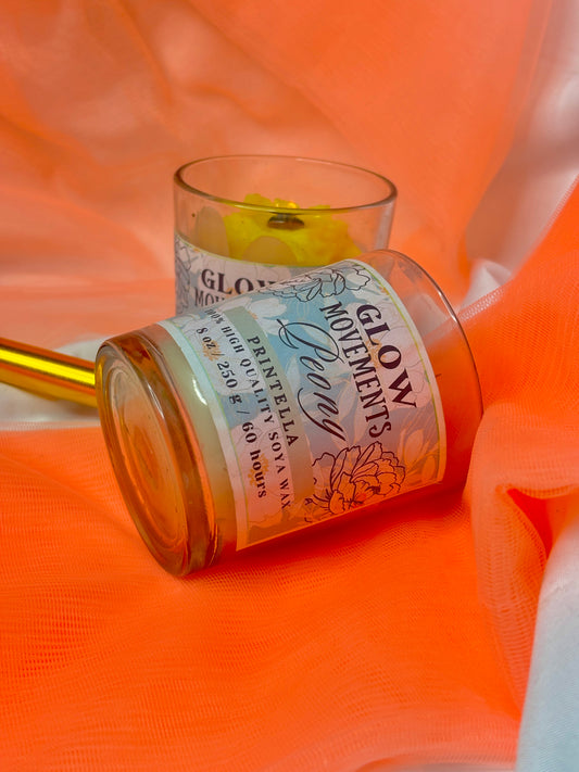 Glow movement peony candle