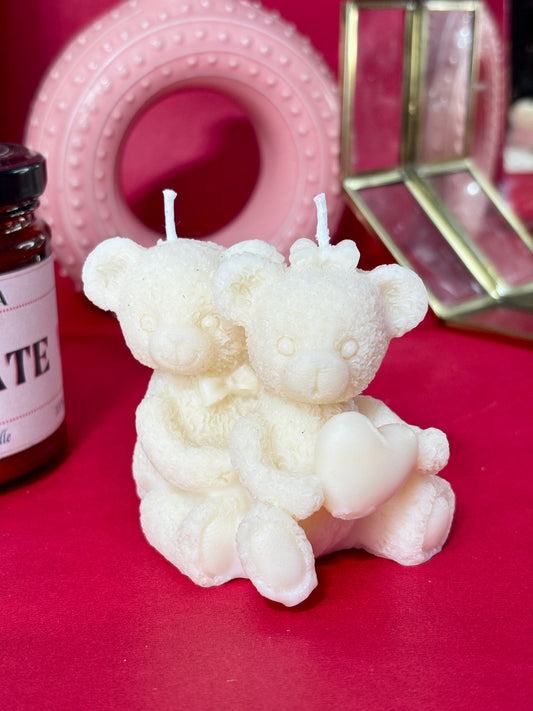 Big teddy bear candle
