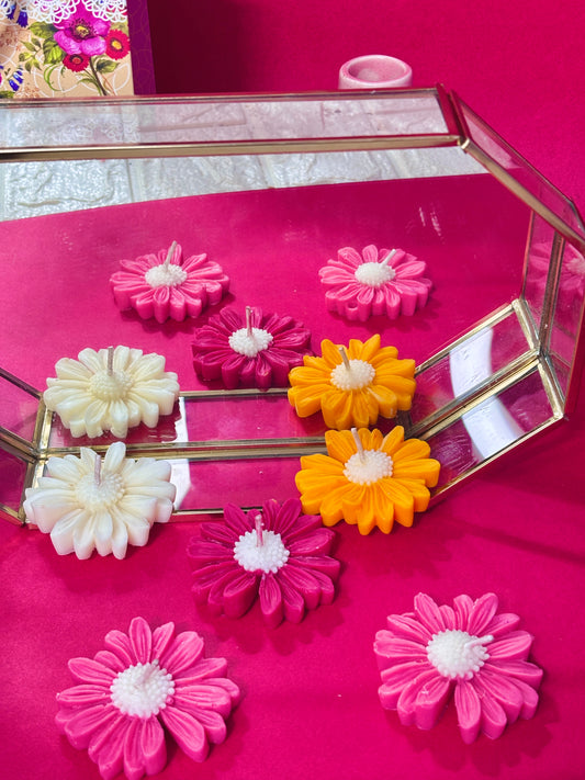 Daisy candle (pack of 6)