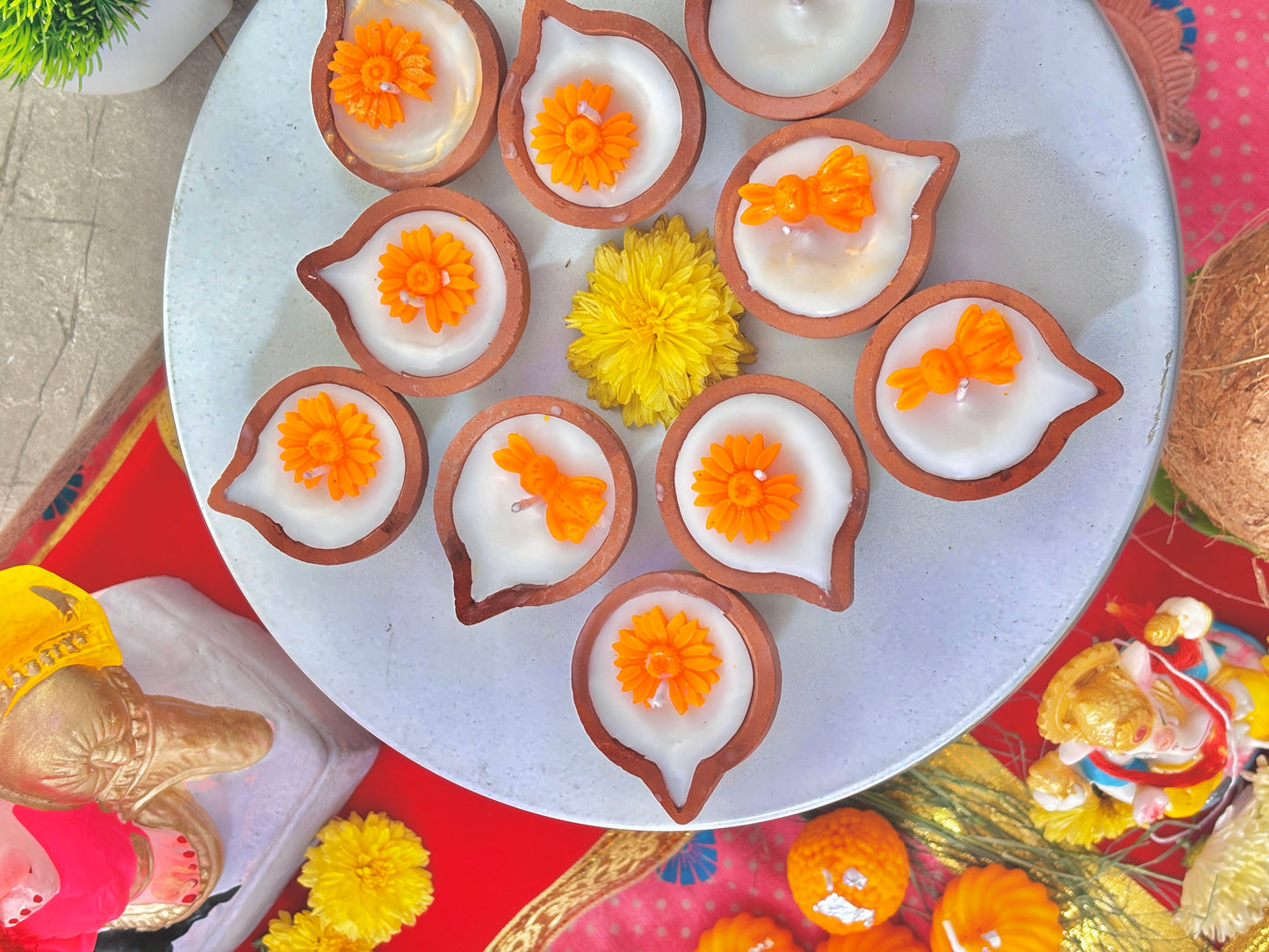 Diya candle (pack of 6)