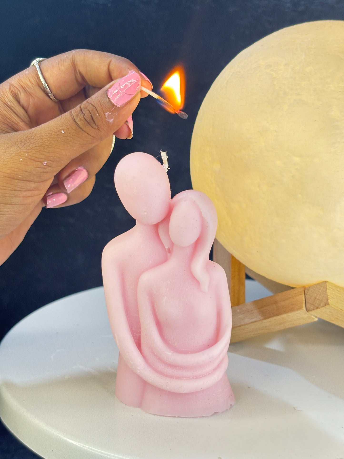 Couple mould candle
