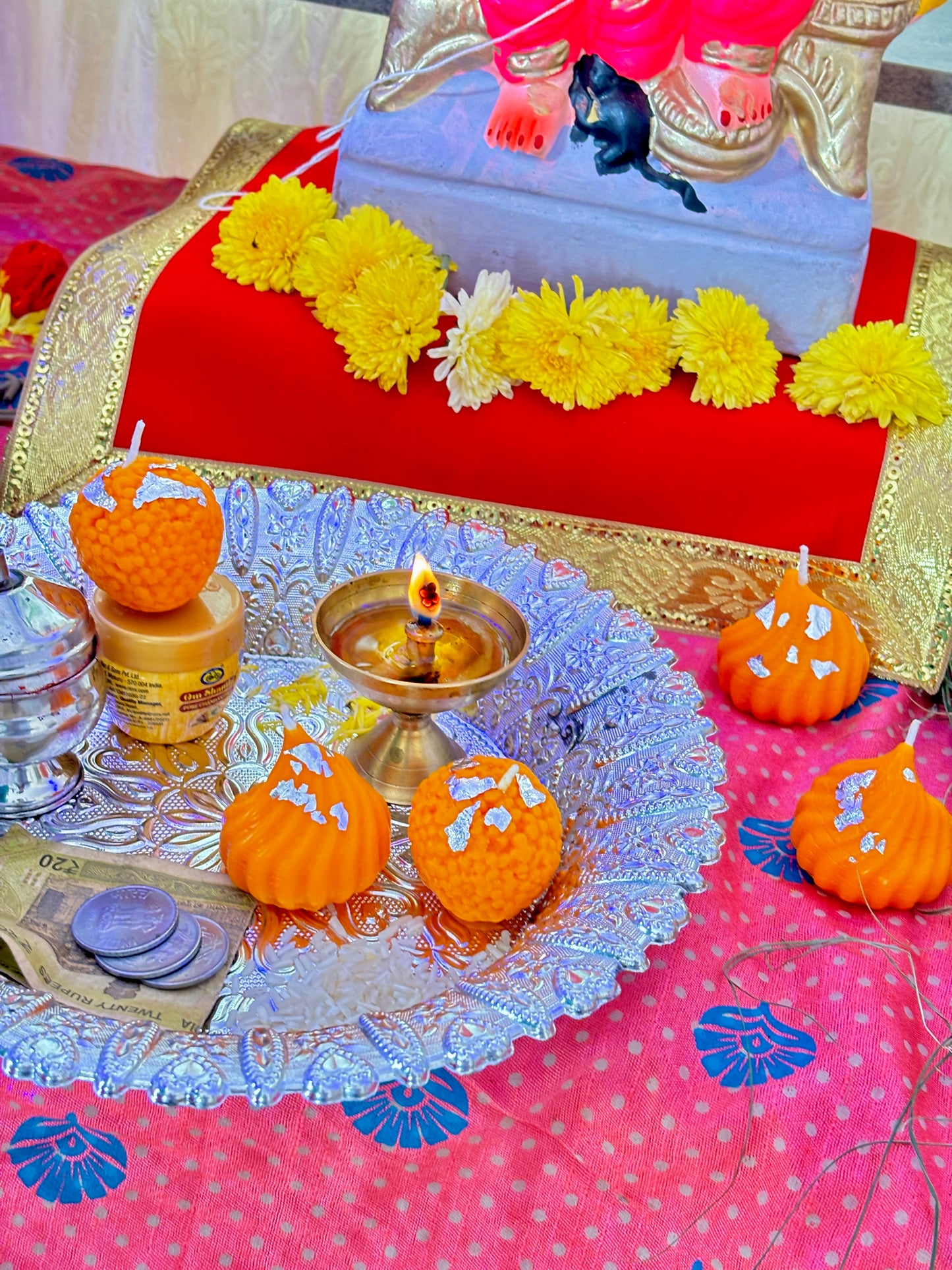 Laddu candle (pack of 6)