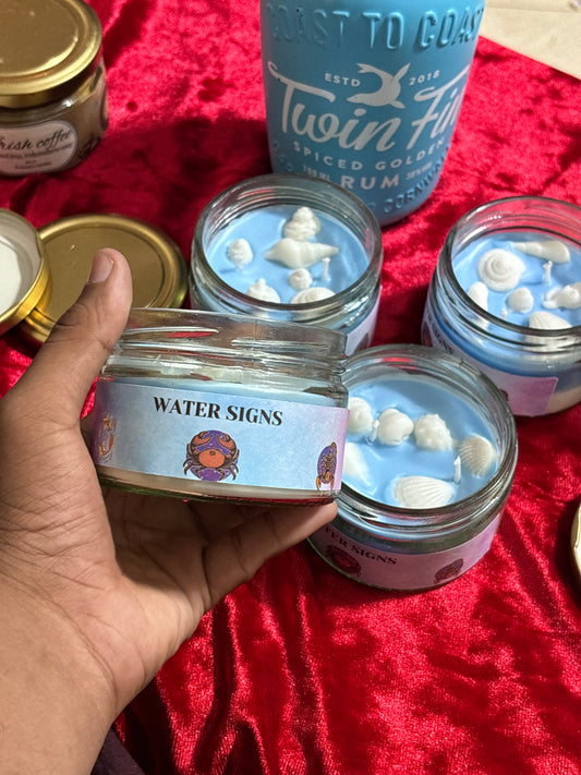 Water sign 225 ml candle
