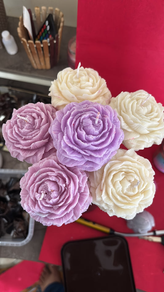 Peony candle (pack of 2)