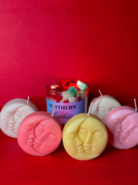 Sun & Moon candle mould